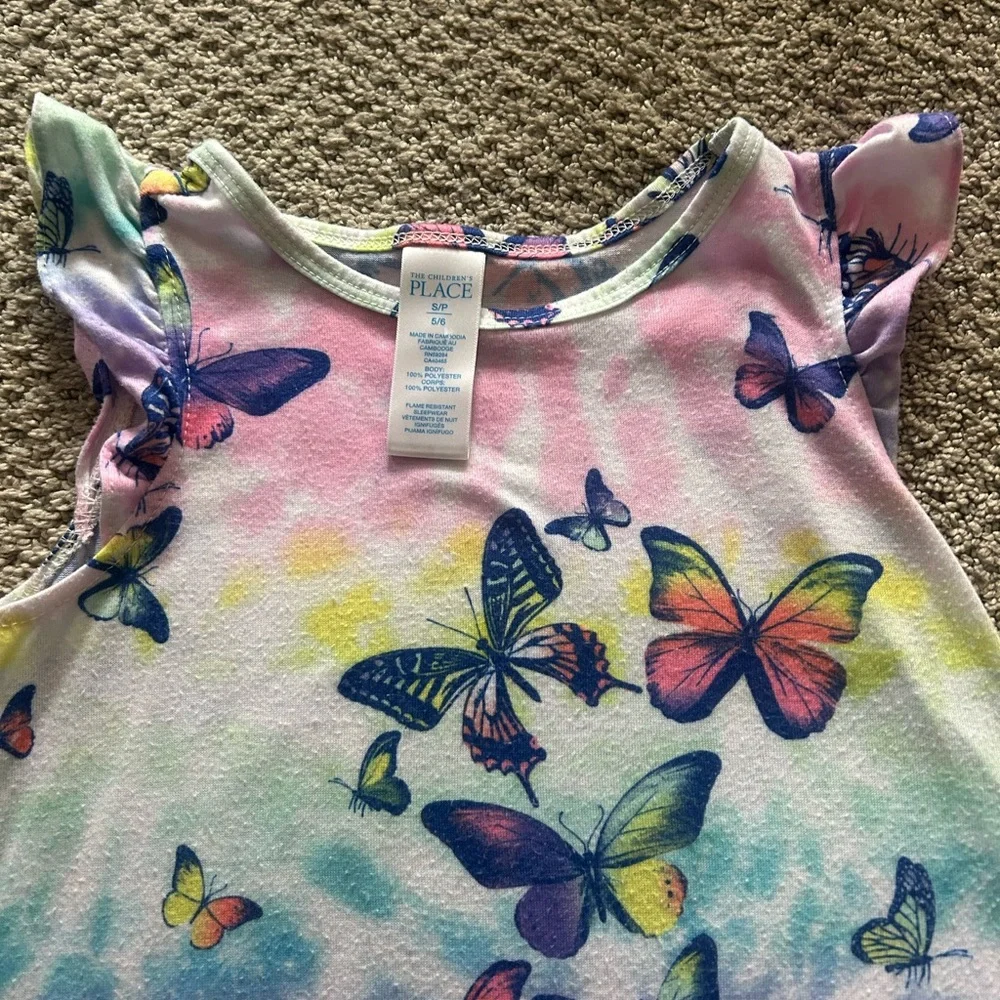 The Children's Place Multicolor Butterfly Nightgown